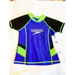 Speedo Blockthburn kids UV Sun shirt size 3 T